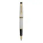 【文具通】WATERMAN 威迪文 EXCEPTION 權威 銀絲金夾鋼筆/F WTM-W0951940