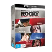 Rocky 1-4 I II III IV Collection (4K UHD Blu-Ray) NEW