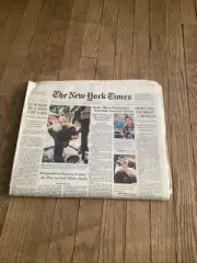 July, 14, 2002 The New York Times War On Terror Full-Newspaper