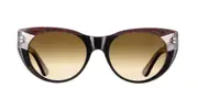 VANNI VS3028 A812 Women’s Sunglasses Black Size 52