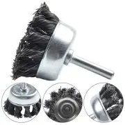Tool Wire Brush Attachments Accessories Removal Drilling Wheel Cup 1/4" Shank