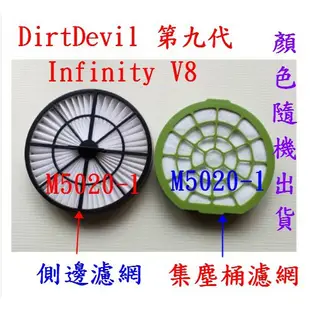 【副廠】Dirt Devil 第九代 Infinity V8 M5020-1吸塵器HEPA濾網 排氣網集塵桶濾網