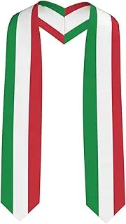 [EdWal] Italian Flag Stole and Sash Plain Adult Honor Stole 2025