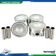 DNJ P104A Std. Complete Piston Set For 95-02 Mitsubishi Mirage 1.5L SOHC 12v (for: Mitsubishi)
