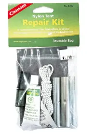 Coghlan's NYLON Tent Repair Kit Canvas & Nylon Patches Screen Storage Bag 0205