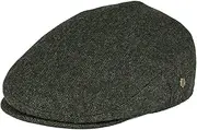 [VOBOOM] Men's Herringbone Flat Ivy Newsboy Hat Wool Blend Gatsby Cabbie Cap