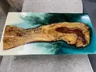 White Epoxy Resin Table Top Luxury Hallway Conference Meeting Table Furniture