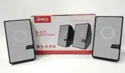 Wired USB Speaker Stereo Volume Controller Black For Laptop Desktop Computer New