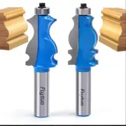 2PCS Architectural Molding Router Bit Set with 1/2" Shank, Enhance Your Woodw...