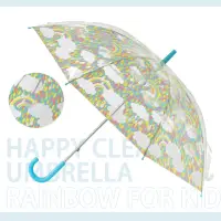 在飛比找momo購物網優惠-【HAPPY CLEAR UMBRELLA】RAINBOW 