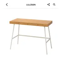 在飛比找蝦皮購物優惠-IKEA LILLÄSEN 宜家書桌/工作桌/邊櫃/梳妝台 