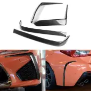 Real Dry Carbon Fiber Front Rear Bumper Spoiler Cover For LEXUS RC F RCF 2015-18 (for: Lexus)