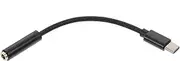 CLISPEED C Earphone Adapter Durable Audio Cable with Female Jack Lightweight Design for Abrasive Braided Wire Compatible with Headphones and Devices