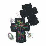 Cross String Art Craft Kit, Craft Kits, 12 Pieces