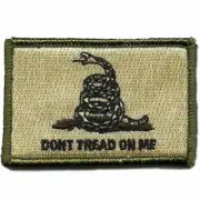 Hook Compatible Fastener Compatible Gadsden Don't Tread On Me MULTITAN 3x2"