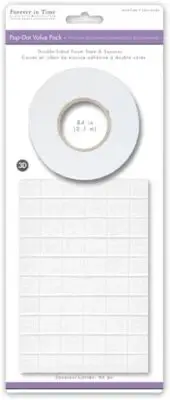 Forever in Time PD510 Dual-Adhesive Foam Tape & Squares, 64Pc