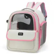 GGP Pink Pet Carrier Backpack Space Capsule Design For Cats & Small Dogs