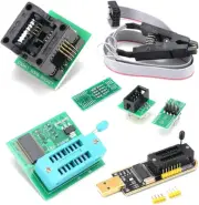 Yasao USB Programmer Kit with SOP8 Clip EEPROM Burner BIOS Flasher SPI Flash ...