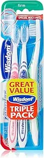 Wisdom Regular Fresh Plus Firm Toothbrushes - Pack of 3