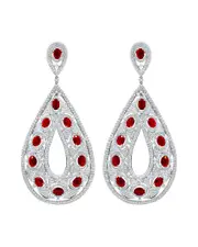 Diana M. Fine Jewelry 18K 22.91 ct. tw. Diamond Earrings