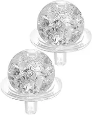 1 Set Bubble Ball Holder Set Gazillion Desktop Fountain Party Rocket Fountain Replacement Room for Gumball Pool Sphere with Stand Lights Plastic