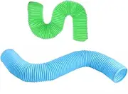 VICASKY 2pcs Hamster Tube Tunnels Plastic Pet Toys for Exercise Hideout for Rats Ferrets Small Pet Hideout