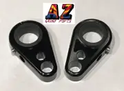 Billet Black Front A-Arm Brake Line Clamps Yamaha Banshee 350 Blaster 200