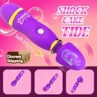 Thrusting Dildo Vibrator Toy Nipple G-Spot Vibrator Stimulator Powerful