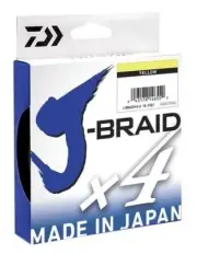 Daiwa J Braid x4 270 m Yellow Braided Fishing Line @ Otto's TW