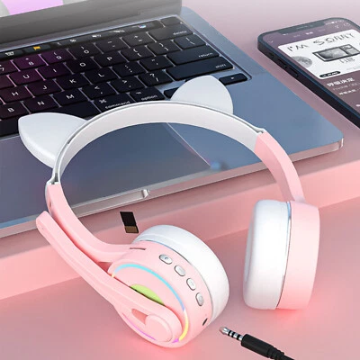 Wireless Headphones Bluetooth Headset Noise Cancelling Over Ear With Microphone