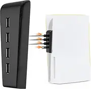 4 Port USB Hub for PS5, High Speed USB Expansion Hub Splitter Adapter for PS5 Game Console, Plug and Play