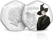 Harry Potter Gifts Limited Edition Collectable 50p Shaped Coin - McGonagall