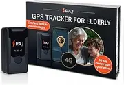 PAJ Easy Finder 4G - Mini GPS Tracker for Kids, Seniors & Dementia Care – SOS Button, Voice Messaging, 14 Days Battery Life, Real-Time Location Tracking & Alerts in Australia & Worldwide