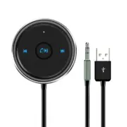 Wireless Bluetooth Receiver 3.5mm AUX Audio Stereo Music Car Handsfree Adapter