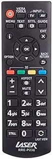 Laser - TV Remote Control, Universal TV Remote Control fit for Panasonic, Panasonic TV - No Coding Needed, Black, RRE-P236