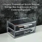 Dust Proof Desktop Storage Box Drawer Type Cosmetics Organizer Skin Care