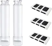 HYJJ 2X Fridge Water Filter EPTWFU01-WF+3X Air 242047806 Compatible with Electrolux & Westinghouse EPTWFU01 EPTWFU01T WHE6874SA ULX220 EPTWFU01C EWF02 4562222 012505454226 807946701 ACC024 A13402905