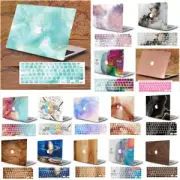 Multicolored Marbled Wood Matte Hard Case for 2010-2017 MacBook Air 13.3" A1466