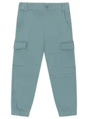 GUESS Blue Cargo Active Pants Size: 5, Cotton