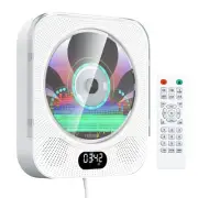 KOVCDVI CD Player, Tabletop & Wall Hanging, Bluetooth with Dustproof Cover, Mult