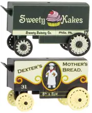 Micro-Trains MTL N-Scale Vintage Bakery Wagons 2-Pack Sweety Kakes/Mothers Bread
