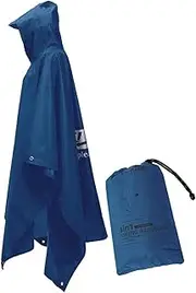 [ａ aternee] Rain Poncho Rainwear/Tarp/Ground Sheet Waterproof Pullover Lightweight Raincoat with Hood for Climbing Travel Cycling Hiking