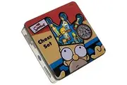 Simpsons Chess Set with Laminated fold-up playing board