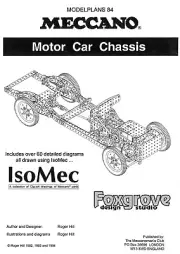 Meccano Model Plan - Motor Car Chassis