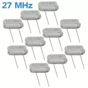 10pcs HC-49/S 27 MHz Quartz Crystal Resonator Piezoelectric Oscillator