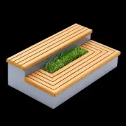 Ollie Fingerboard Ramp - 2-Step Planter