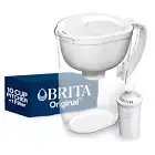 Large Water Filter Pitcher for Tap and Drinking Water, Includes 1 Standard Filte