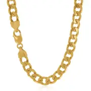 9ct Yellow Gold 55cm Curb Chain