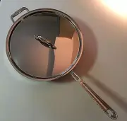 ALL CLAD 6405 All-Clad COPPER CORE Stainless Saute Pan w Handle Loop 5 Quart Qt
