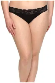 Cosabella 265248 Women's Extended Size Never Say Never Bikini Black Size 12/14